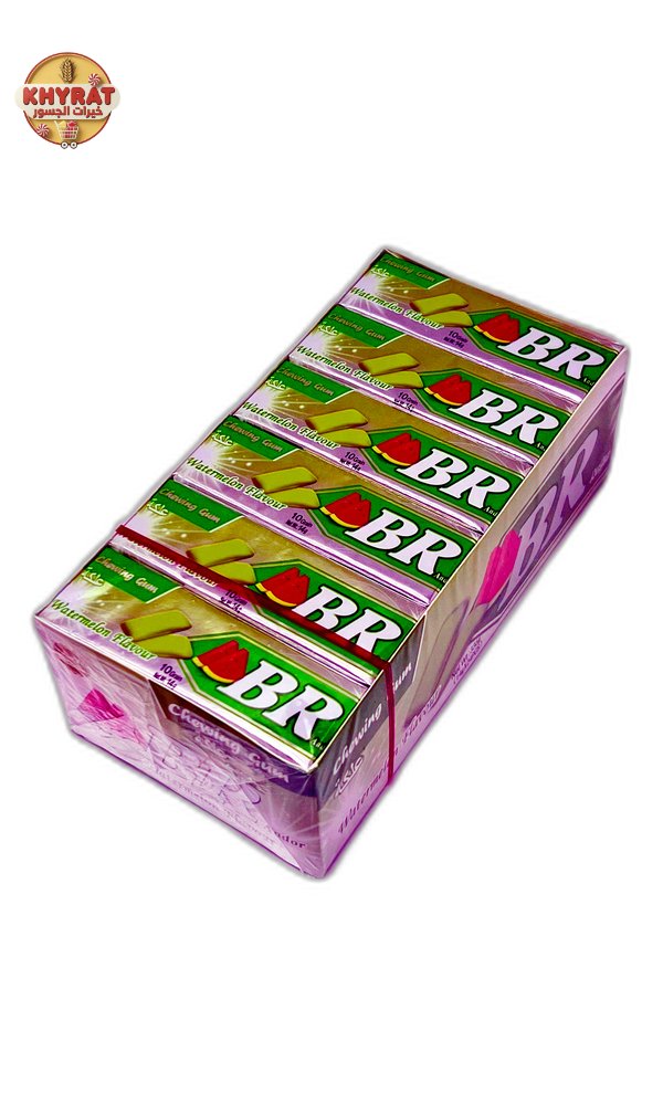 broadway-watermelon-gum علكة بي ار بطيخ - الصورة 1