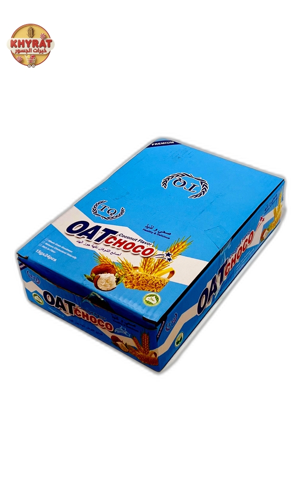 coconut-flavored-oat-bars أصابع الشوفان بنكهة جوز الهند - الصورة 1