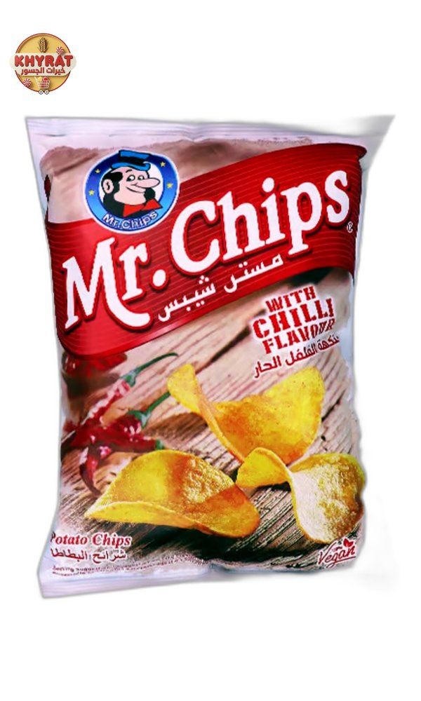 family-blacksmith-with-a-hot-pepper-flavor-78g مستر شيبس عائلي بنكهة فلفل حار 78 غم - الصورة 1