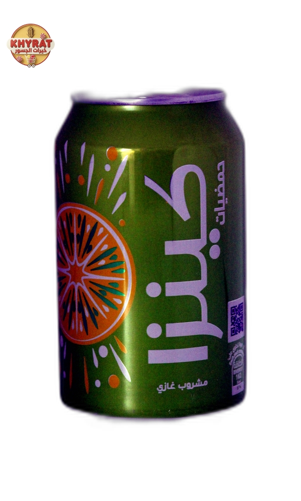 kinza-citrus-gas-330ml كينزا حمضيات غازي 330مل - الصورة 1