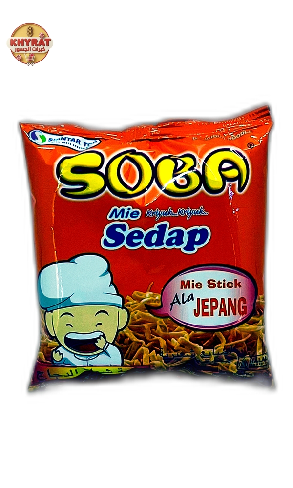 soba-noodles-chicken-flavor سوبا شعيرية نكهة الدجاج - الصورة 1