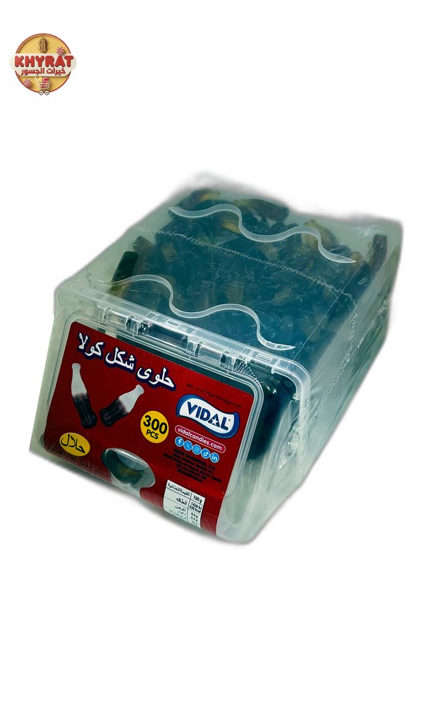 vidal-pyramid-shaped-cola-300-pieces سوس فيدال هرم شكل كولا 300حبة - الصورة 1