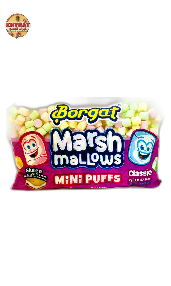 marshmallow-burqat-melon-240-g مارشملو بورقات ملون 240 غم - Image 1