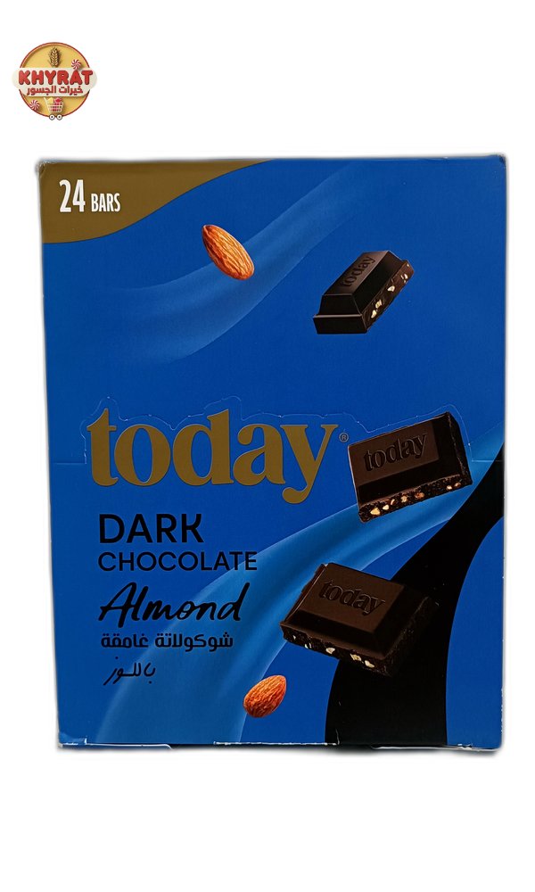 today-white-chocolate-36g توداي شوكلاتة غامقة باللوز 36غم - الصورة 1